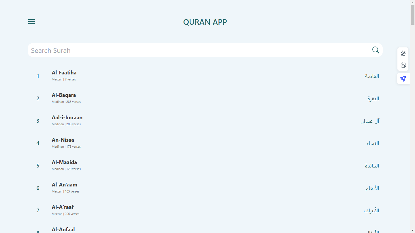 GitHub - nandirchrd/quran-app: This is my quran app made by react and ...